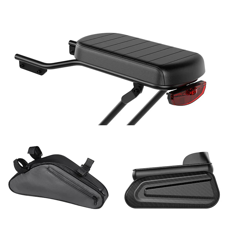 Kit d’upgrade complet | A-Spadz Ultimate Upgrade Kit | Porte-bagages + Sacoche cadre + Sacoche tube supérieur - Urban Bikes
