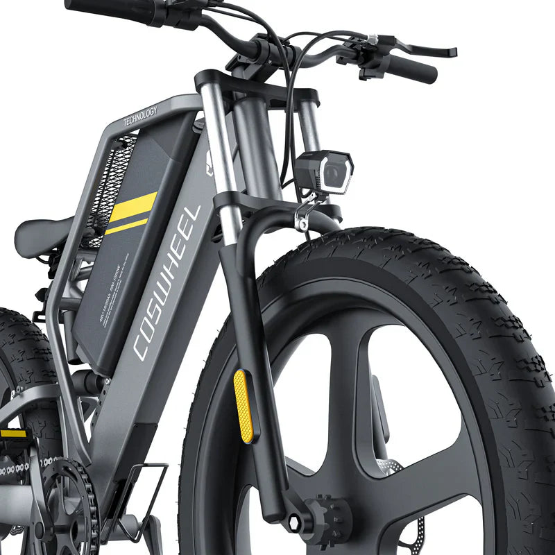 Vélo électrique Fatbike | COSWHEEL T26 | 1000W | V-max 25 km/h | Autonomie 140 km - Urban Bikes