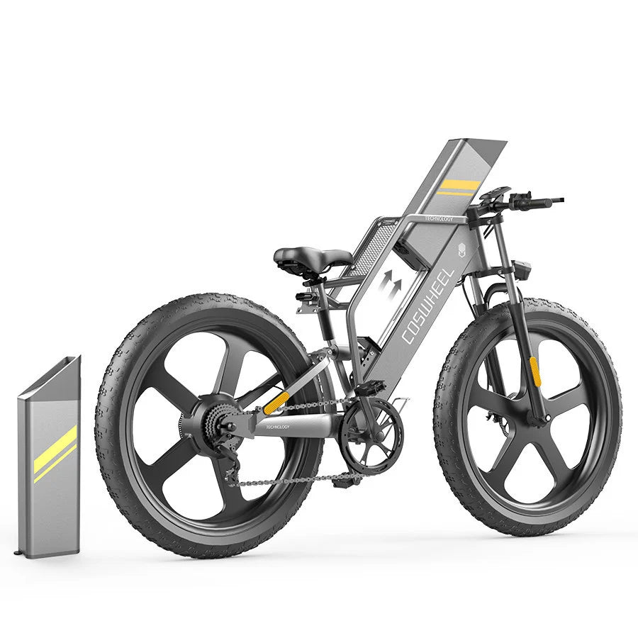 Vélo électrique Fatbike | COSWHEEL GT20 | 1000W | V-max 25 km/h | Autonomie 100 km - Urban Bikes