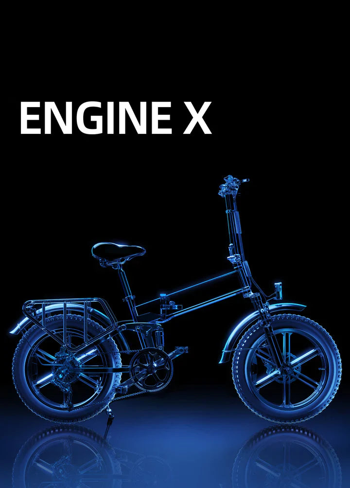 Vélo électrique Fatbike | Engwe Engine X | 250 W | V-max 25 km/h | Autonomie 100 km - Urban Bikes