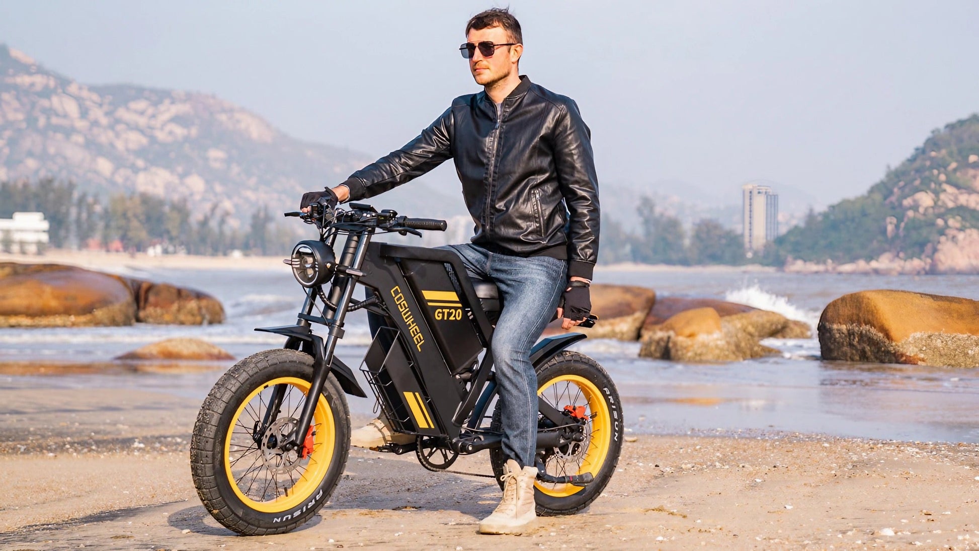 Vélo électrique Fatbike | COSWHEEL GT20 | 1000W | V-max 25 km/h | Autonomie 100 km - Urban Bikes