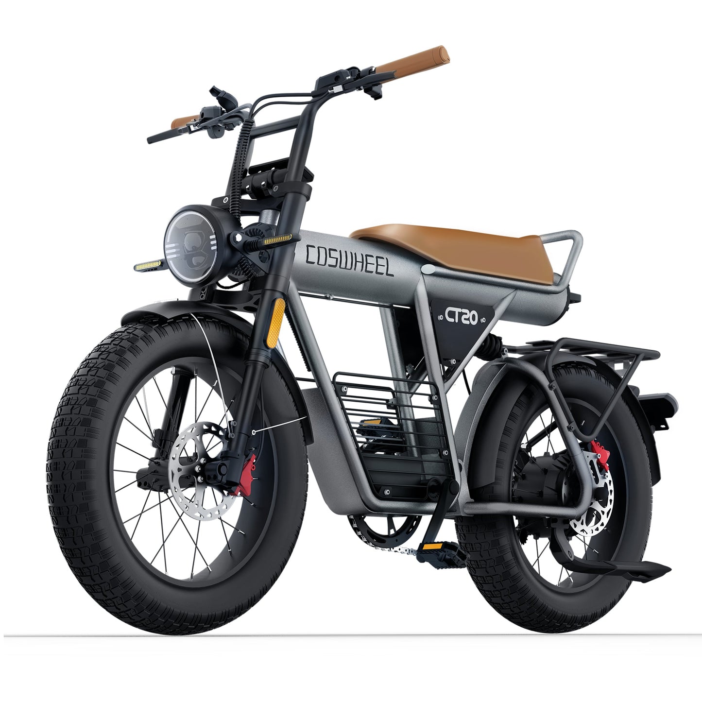 Vélo électrique Fatbike | COSWHEEL CT20 2025 | 1000W | V-max 25 km/h | Autonomie 100 km - Urban Bikes