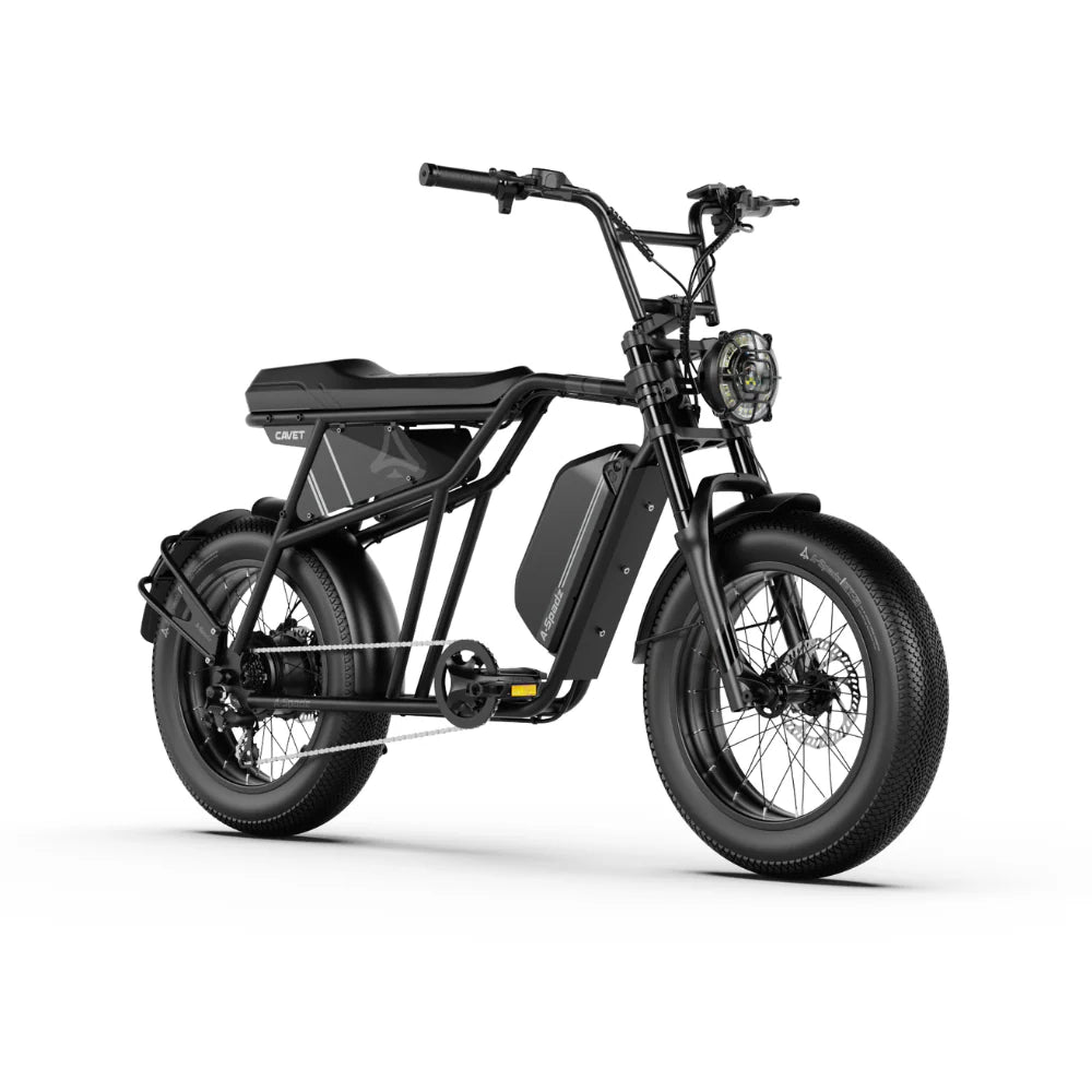 Vélo électrique Fatbike | A-Spadz Cavet Air | 250 W | V-max 25 km/h | Autonomie jusqu’à 100 km