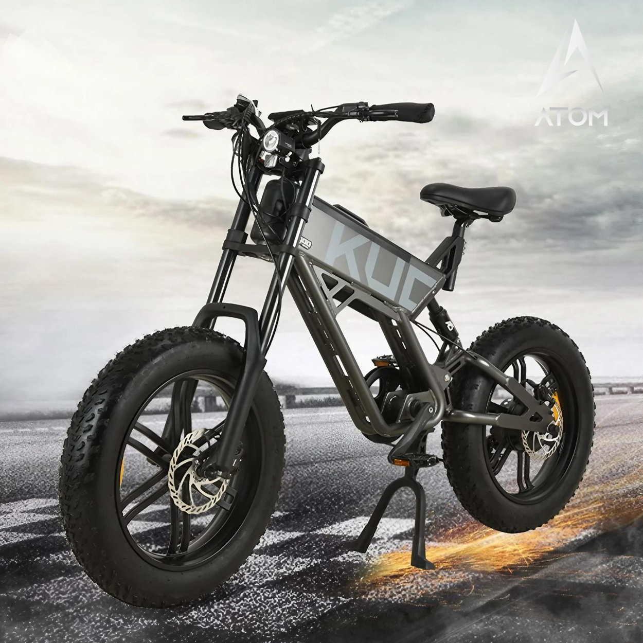 Vélo électrique Fatbike | KUGOO T01 | 500 W | V-max 25 km/h | Autonomie 65 km - Urban Bikes
