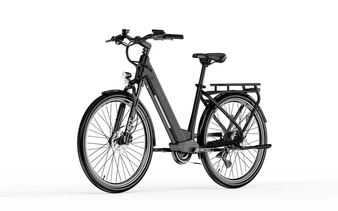 Vélo électrique urbain | A-Spadz QREATE City Pro | 250 W | V-max 25 km/h | Autonomie jusqu’à 100 km - Urban Bikes