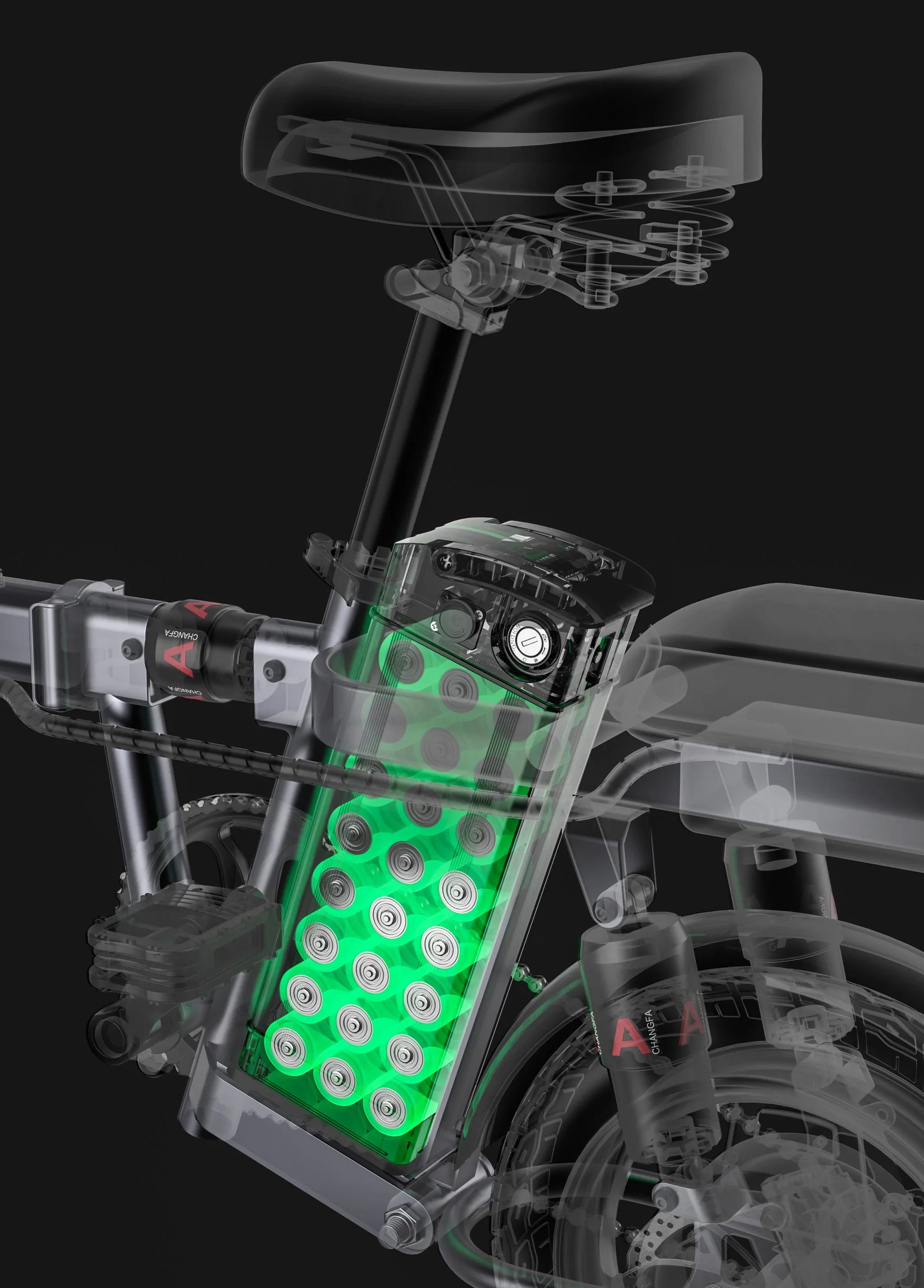 Vélo électrique | Engwe T14 | 250 W | V-max 25 km/h | Autonomie 80 km - Urban Bikes