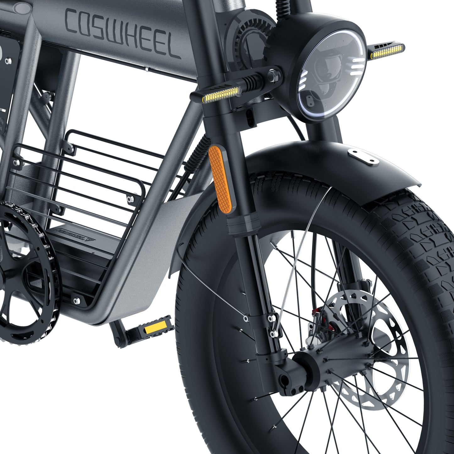 Vélo électrique Fatbike | COSWHEEL CT20 2025 | 1000W | V-max 25 km/h | Autonomie 100 km - Urban Bikes