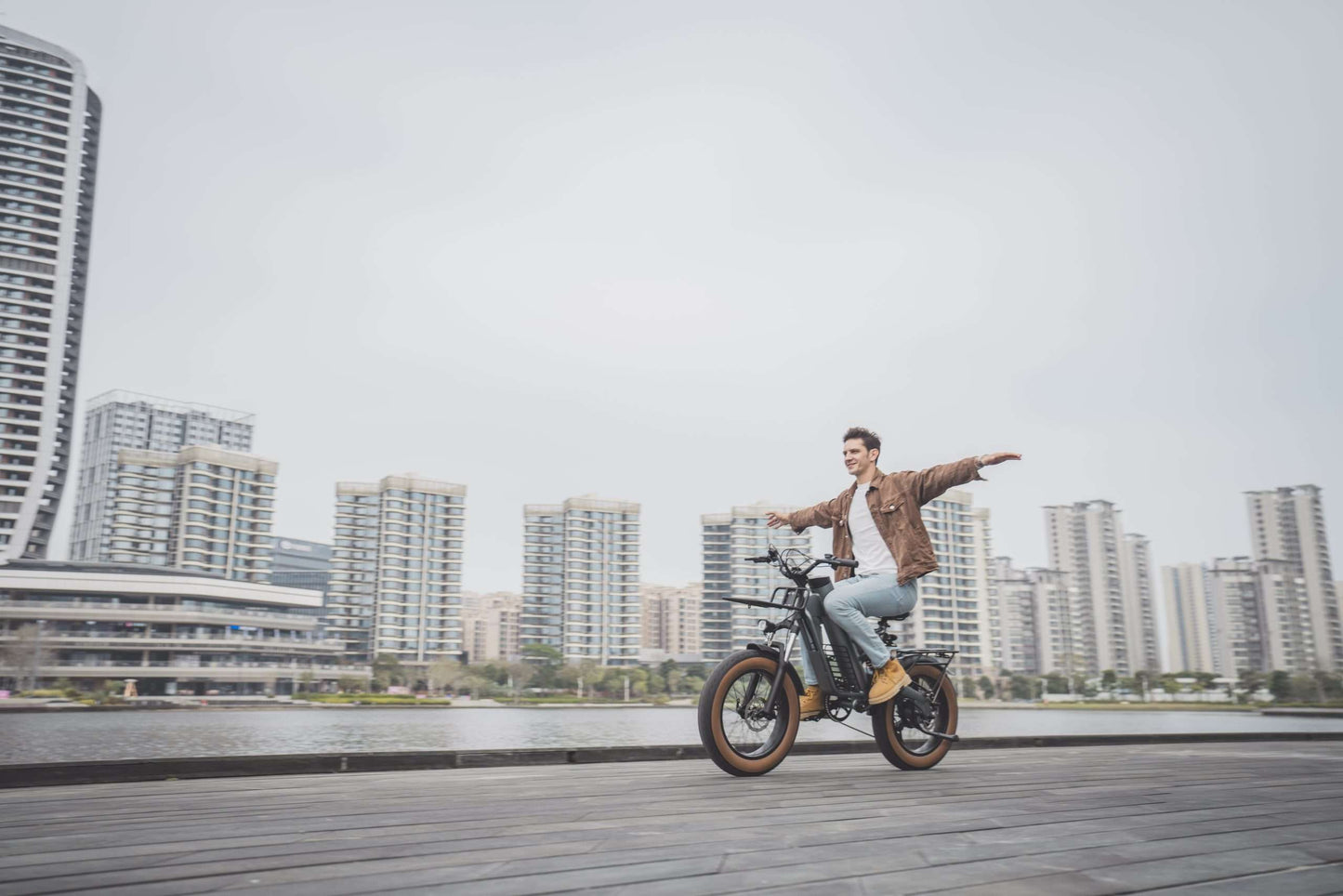 Vélo électrique Fatbike | COSWHEEL M20 | 750W | V-max 25 km/h | Autonomie 80 km - Urban Bikes