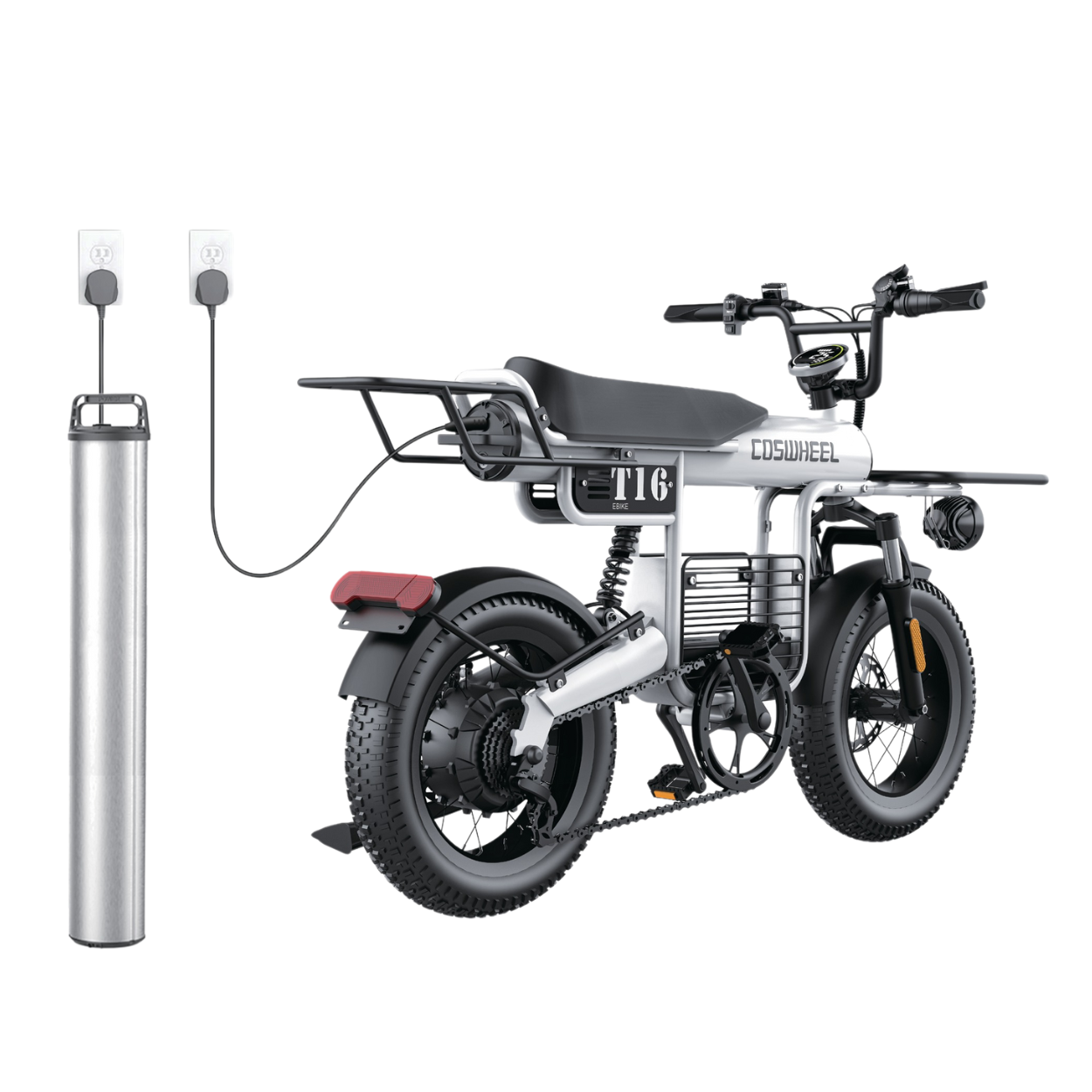 Vélo électrique Fatbike | COSWHEEL T16 | 750W | V-max 25 km/h | Autonomie 113 km - Urban Bikes