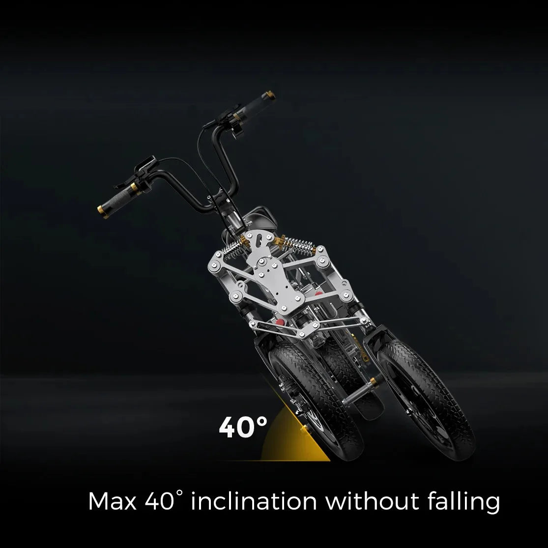 Vélo électrique 3 roues pliable | EcoRider JX003 | 500 W | V‑max 25km/h | Autonomie 150 km - Urban Bikes