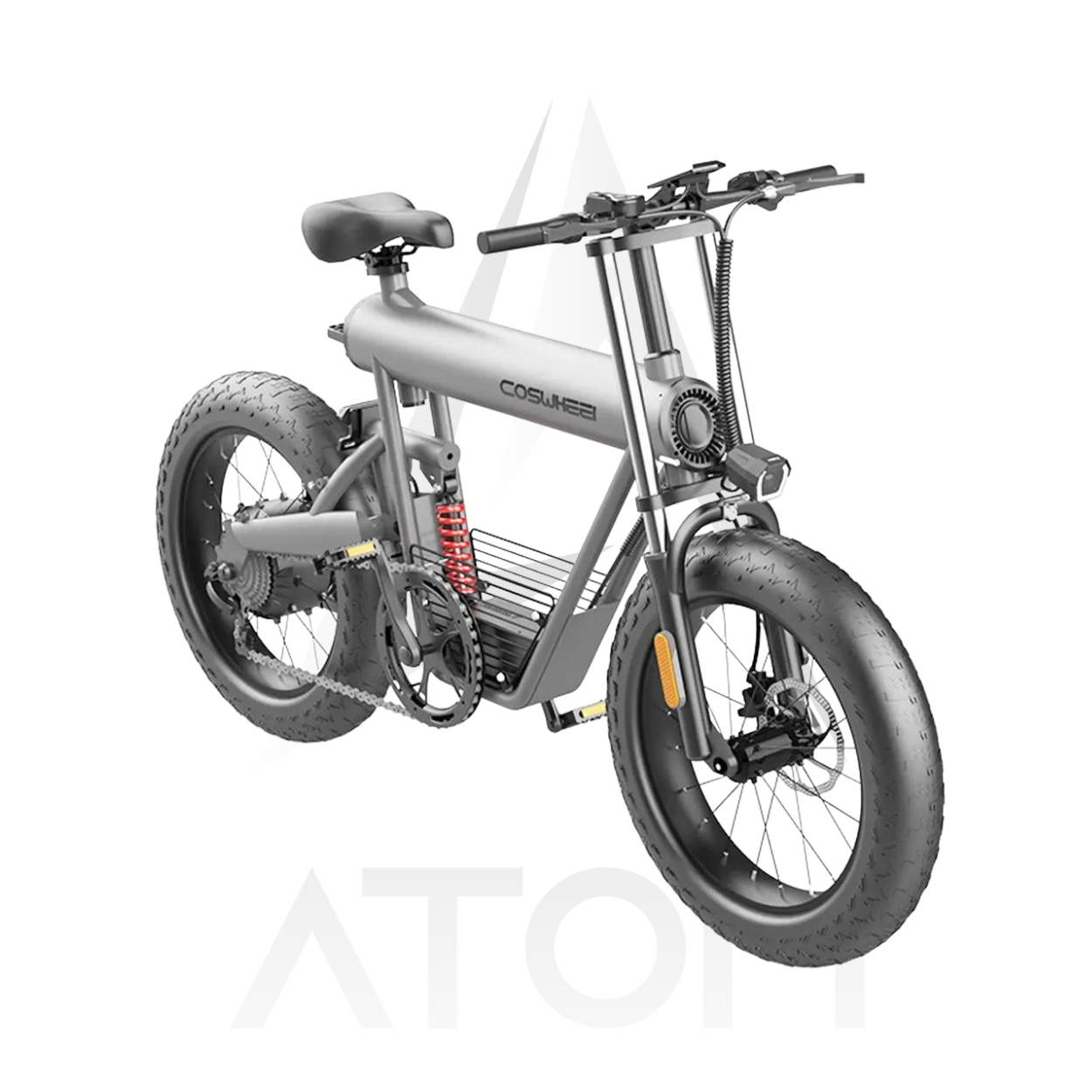 Vélo électrique Fatbike | COSWHEEL T20 | 500 W | V-max 25 km/h | Autonomie 80 km - Urban Bikes