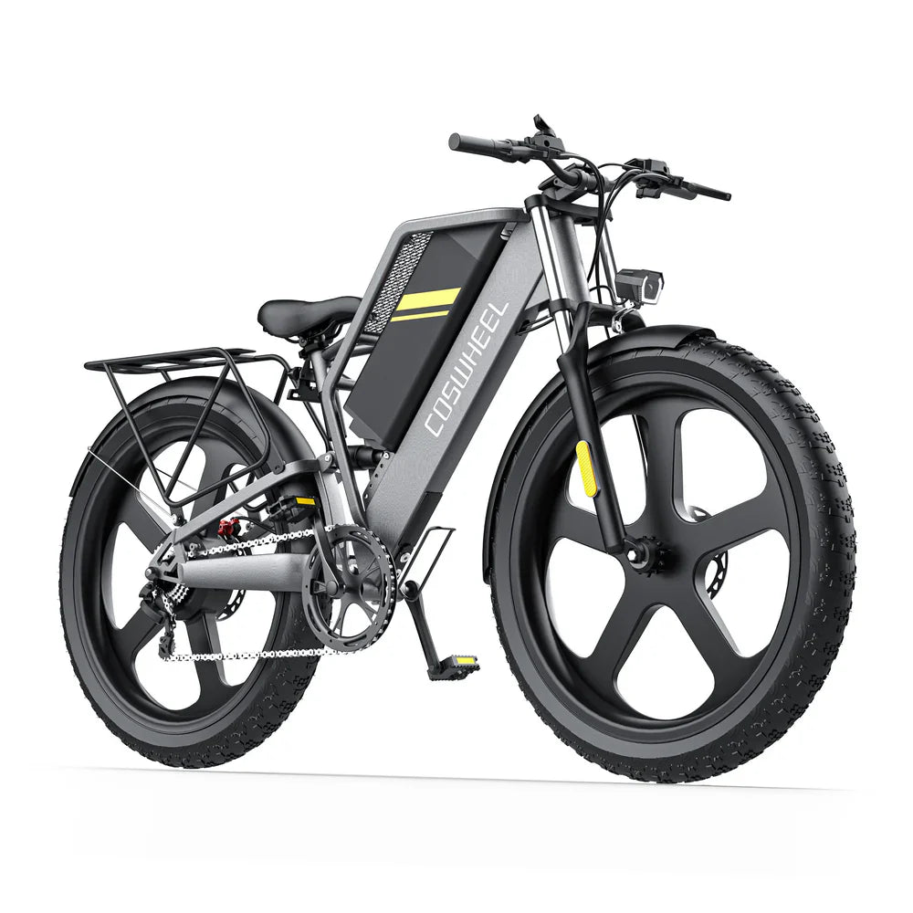Vélo électrique Fatbike | COSWHEEL T26 | 1000W | V-max 25 km/h | Autonomie 140 km - Urban Bikes
