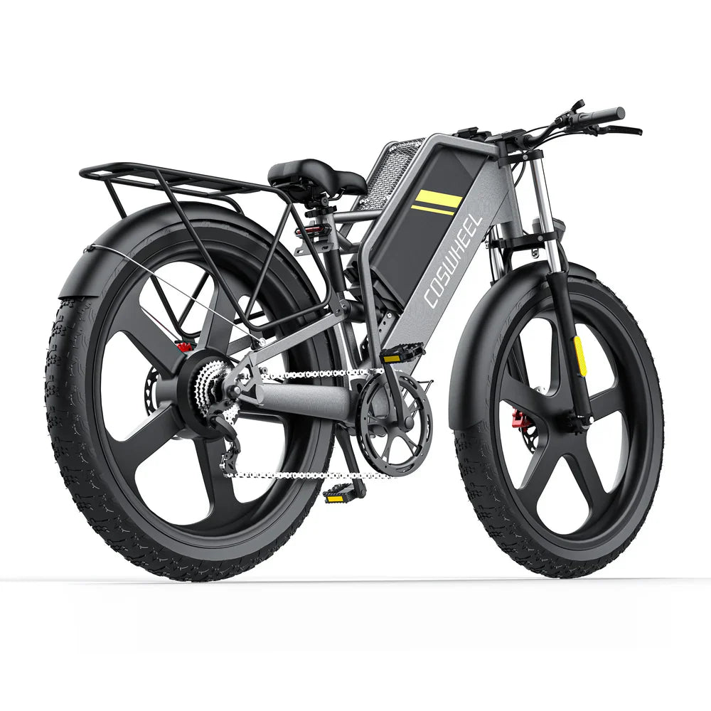 Vélo électrique Fatbike | COSWHEEL T26 | 1000W | V-max 25 km/h | Autonomie 140 km - Urban Bikes