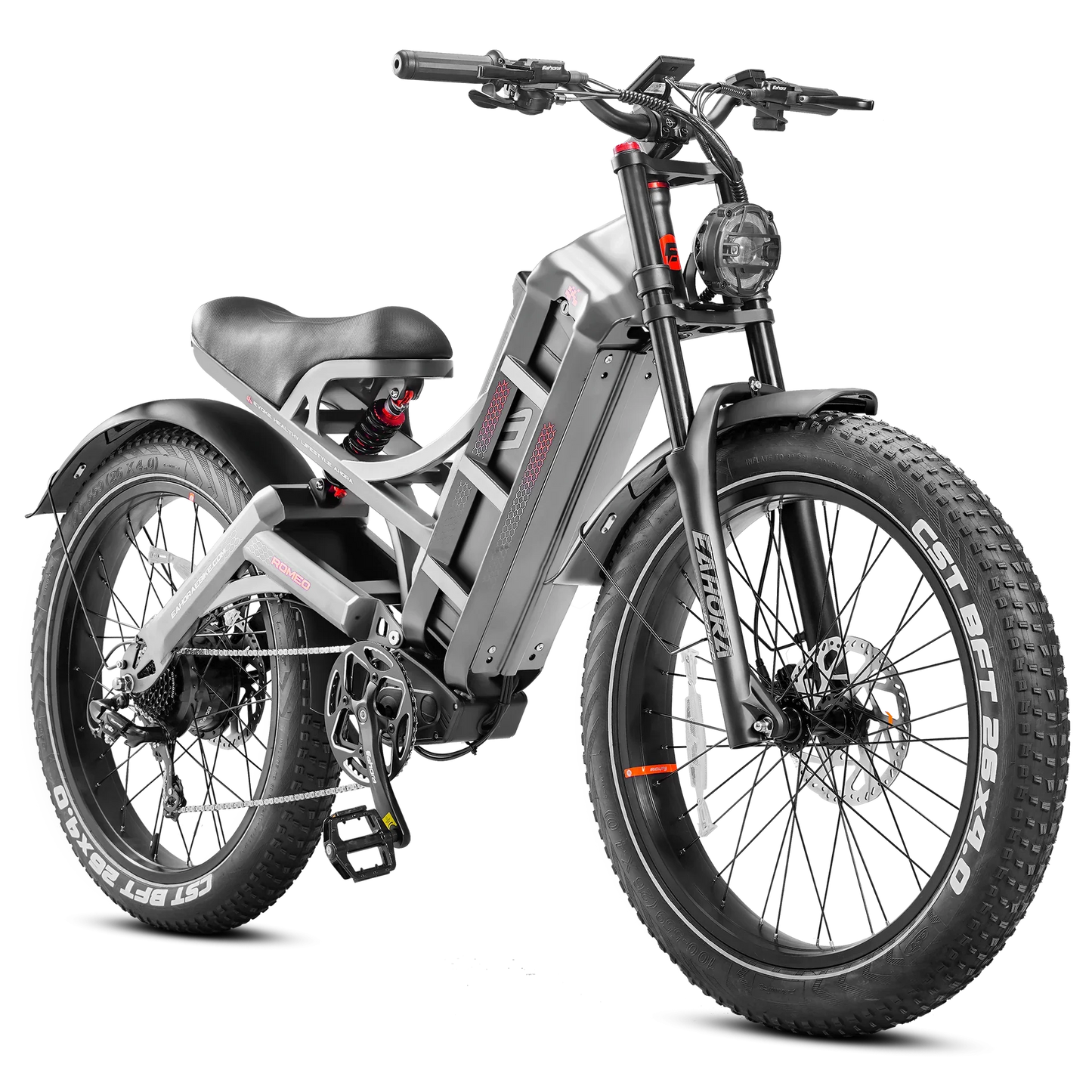 Vélo électrique Fatbike | Eahora Romeo Pro | 1 200 W | V‑max 25 km/h | Autonomie 180 km - Urban Bikes