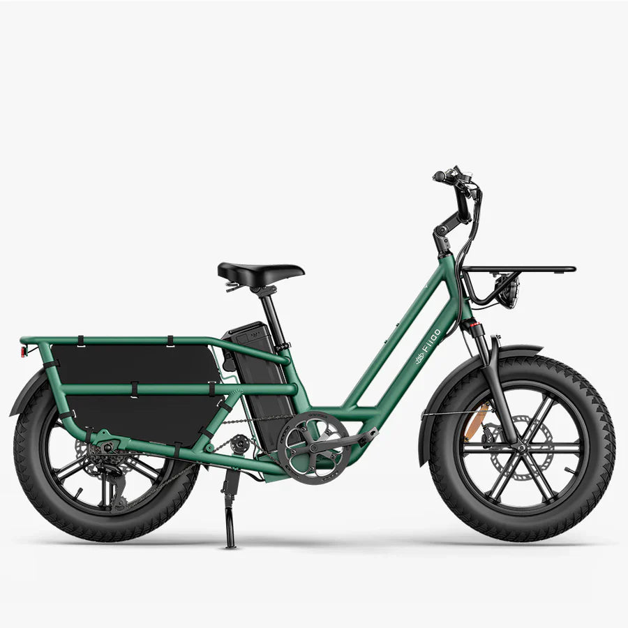Vélo électrique Cargo Longtail | Fiido T2 2025  | 750 W | V‑max 25 km/h | Autonomie 110 km - Urban Bikes