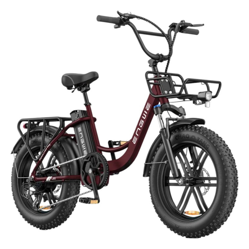 Vélo électrique Fatbike | Engwe L20 Boost | 250 W | V-max 25 km/h | Autonomie 125 km