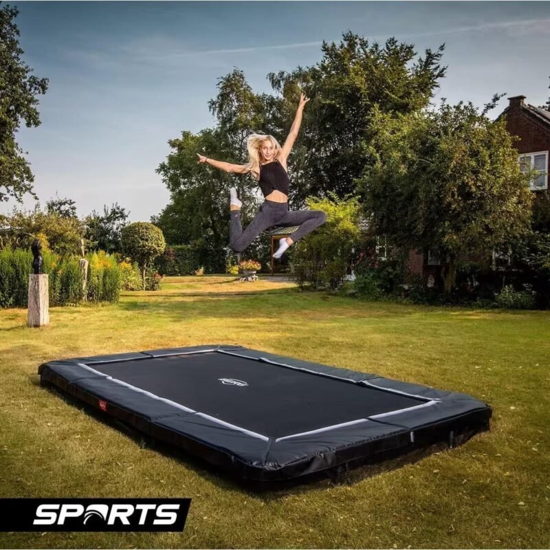 Trampoline rectangulaire Favorit 330 cm + filet de sécurité – Image 5