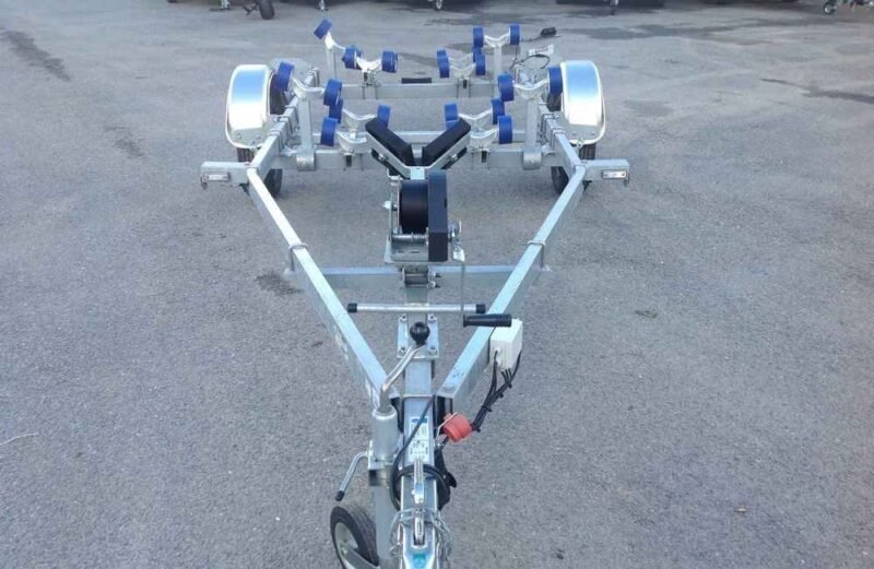 Porte bateau immergeable SUN WAY - D1857 - PTAC : 750Kg - Kit rouleaux - 1 essieu – Image 7