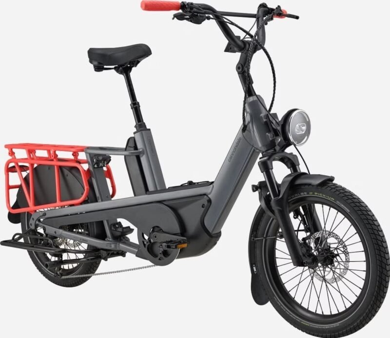 Vélo Cargo Longtail Électrique Cannondale Cargowagen Neo 2 Shimano Deore 10V 545Wh 20" Gris – Image 2
