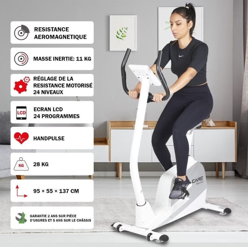 Vélo d'appartement Care Fitness - Med-528-2 – Image 3