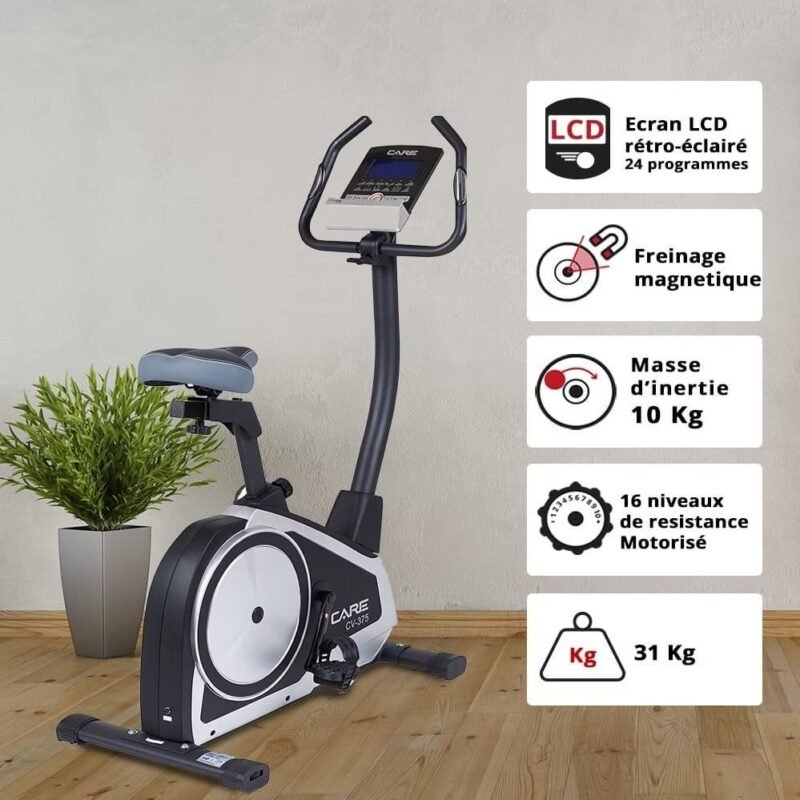 Vélo d'appartement Care Fitness ergomètre - CV-375 – Image 4