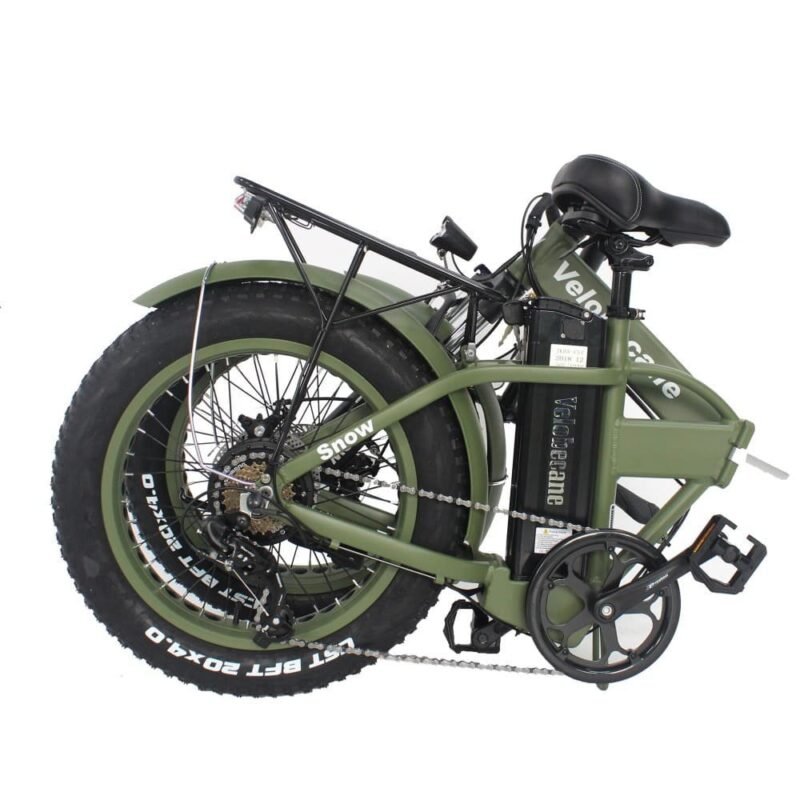 Vélo électrique pliant fatbike velobecane Snow – Image 3