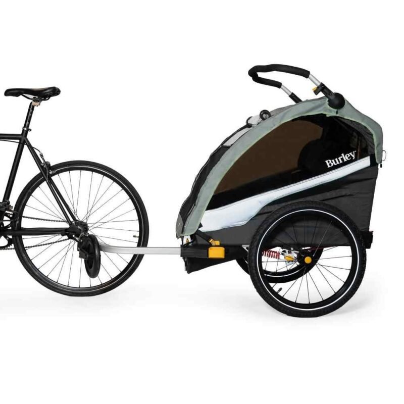 Burley Remorque pour Vélo - D'Lite X Single pour 1 Enfant - sage green/charcoal – Image 8