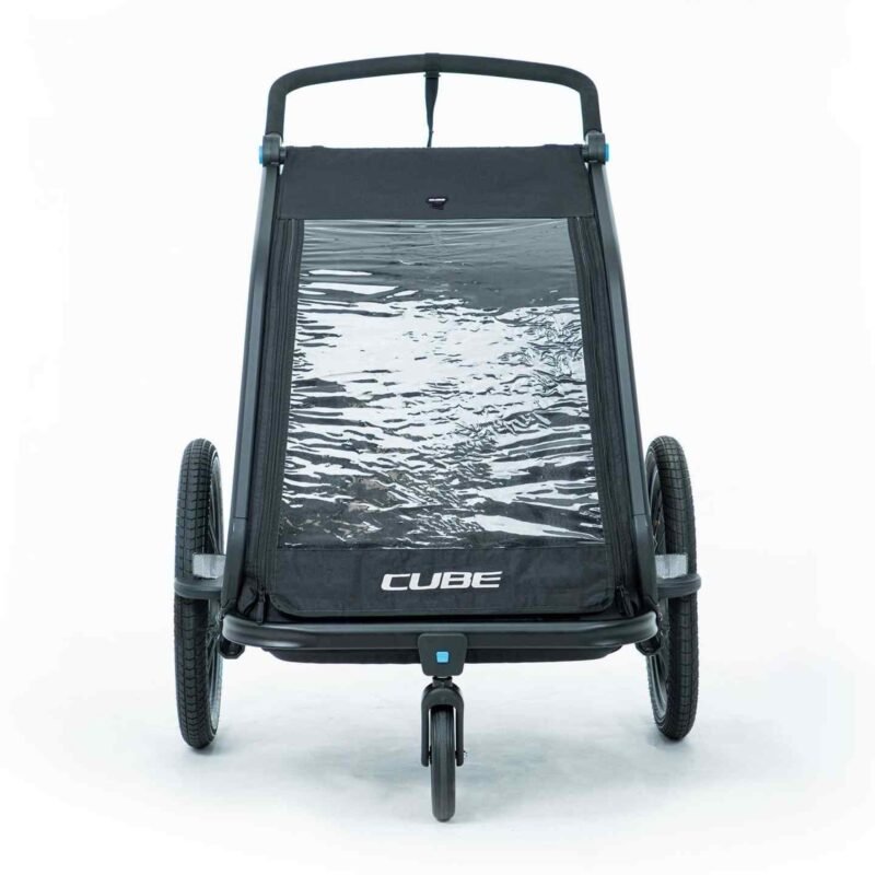 CUBE Double CMPT Kinder Remorque Vélo Enfants - noir – Image 10