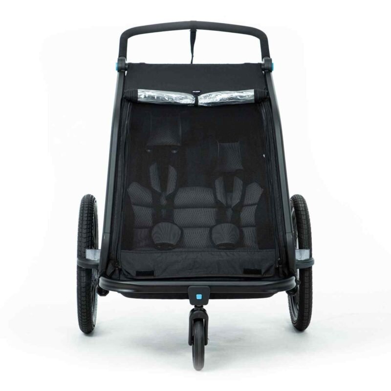 CUBE Double CMPT Kinder Remorque Vélo Enfants - noir – Image 7
