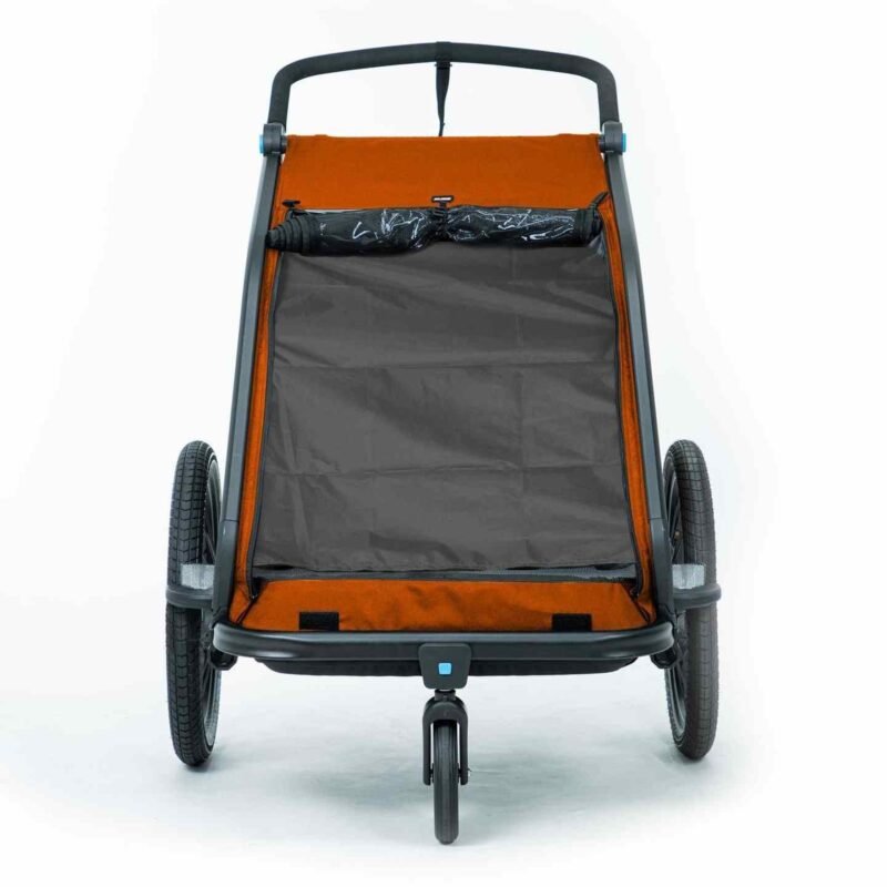 CUBE Double CMPT Kinder Remorque Vélo Enfants - X Actionteam - grey´n´orange – Image 5