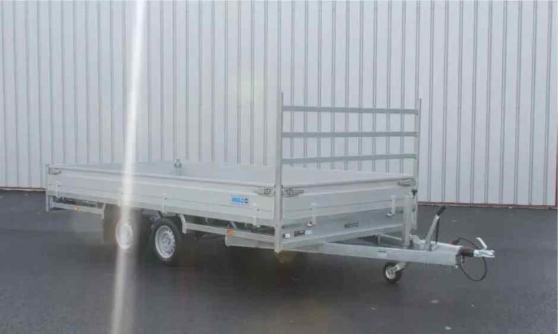 REMORQUE PLATEAU HULCO MEDAX 405 x 203 cm (MEDAX-2 2600 / MEDAX-2 3000 / MEDAX-2 3500 / MEDAX-3 3500) – Image 4