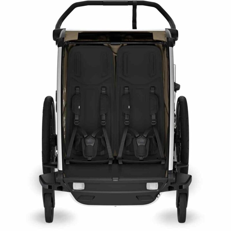 Thule Remorque Vélo pour 2 Enfants - Chariot Cross 2 Double - faded khaki – Image 6