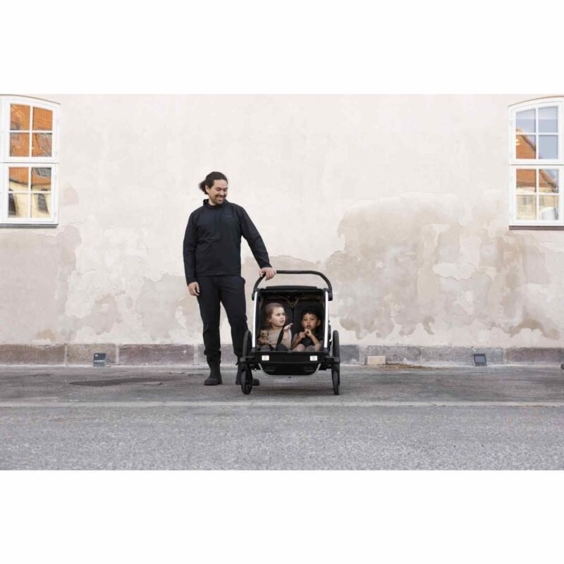Thule Remorque Vélo pour 2 Enfants - Chariot Cross 2 Double - faded khaki – Image 10