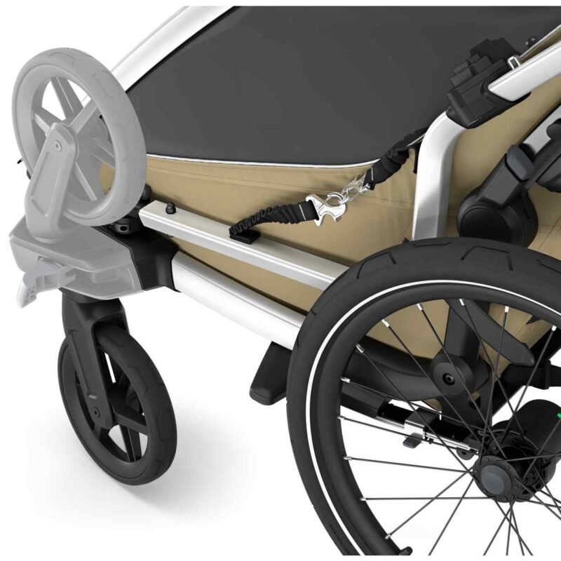 Thule Remorque Vélo pour 1 Enfants - Chariot Cross 2 Single - faded khaki – Image 8