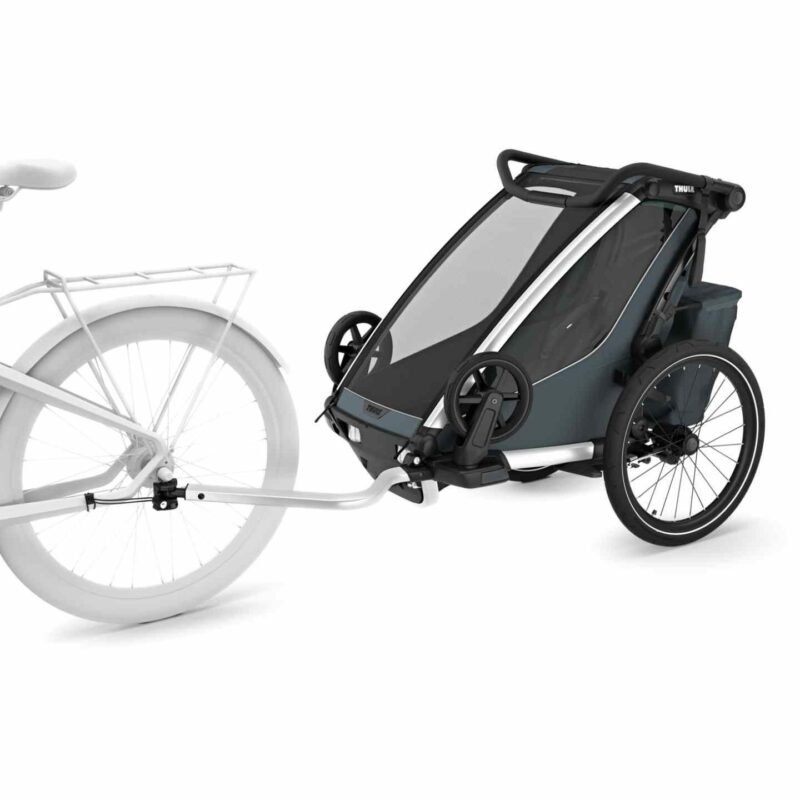 Thule Remorque Vélo pour 1 Enfants - Chariot Cross 2 Single - dark slate – Image 5