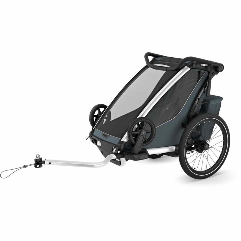 Thule Remorque Vélo pour 1 Enfants - Chariot Cross 2 Single - dark slate – Image 4