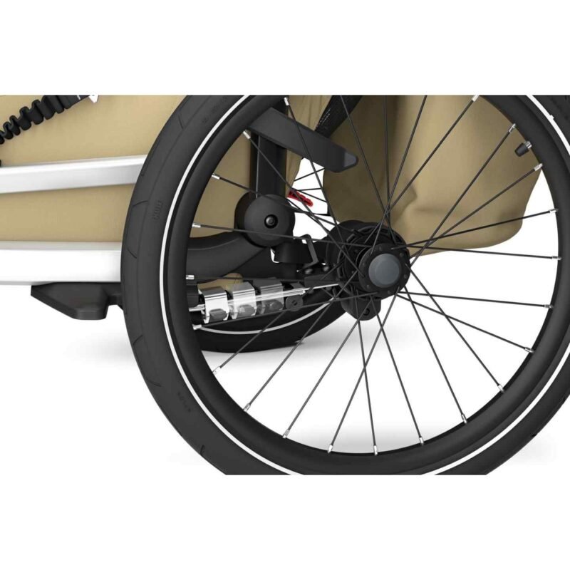 Thule Remorque Vélo pour 1 Enfants - Chariot Cross 2 Single - faded khaki – Image 7