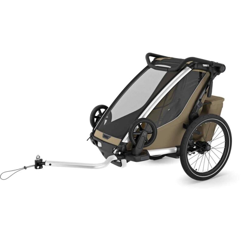 Thule Remorque Vélo pour 1 Enfants - Chariot Cross 2 Single - faded khaki – Image 3