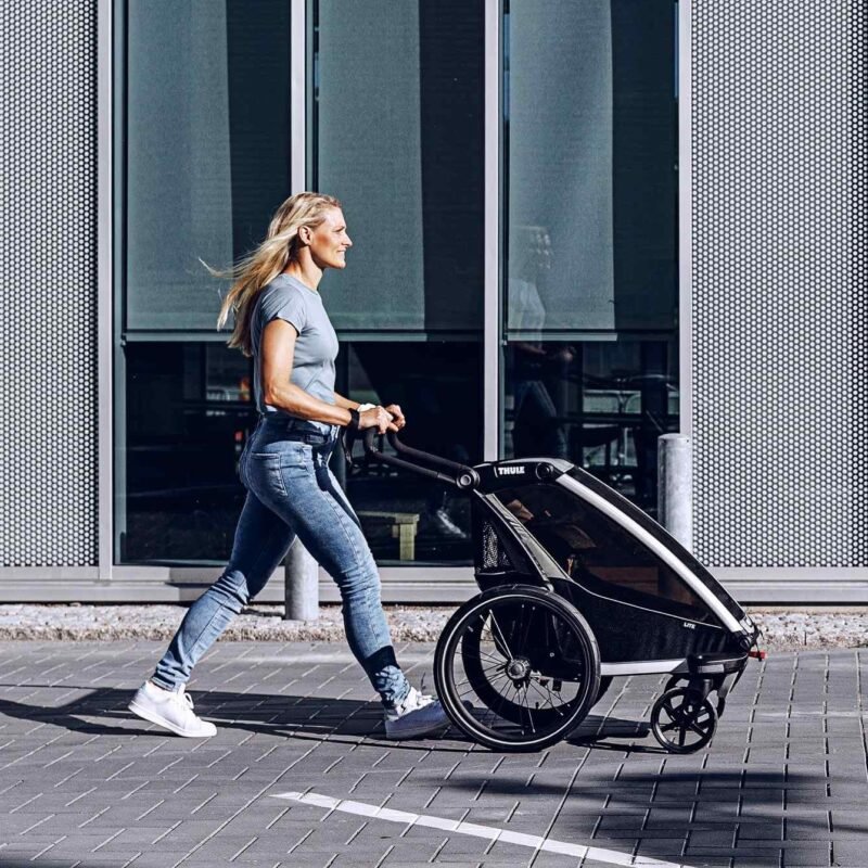 Thule Chariot Lite 2 - Remorque Vélo pour 2 Enfants - agave – Image 14