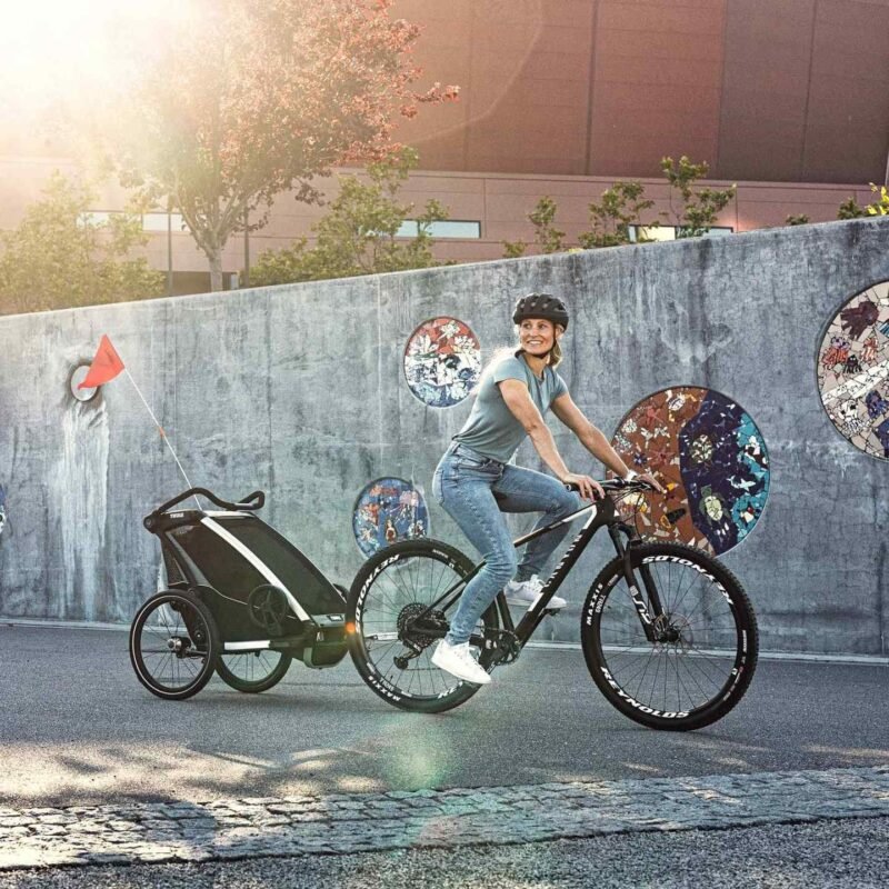 Thule Chariot Lite 2 - Remorque Vélo pour 2 Enfants - agave – Image 12