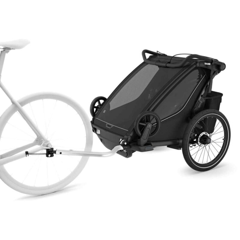 Thule Remorque Vélo pour 2 Enfants - Chariot Sport 2 Double - noir – Image 6