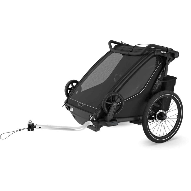 Thule Remorque Vélo pour 2 Enfants - Chariot Sport 2 Double - noir – Image 5