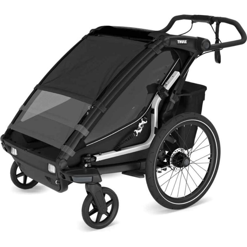 Thule Remorque Vélo pour 2 Enfants - Chariot Sport 2 Double - noir – Image 3