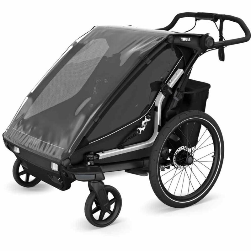Thule Remorque Vélo pour 1 Enfants - Chariot Sport 2 Single - natural gold – Image 7
